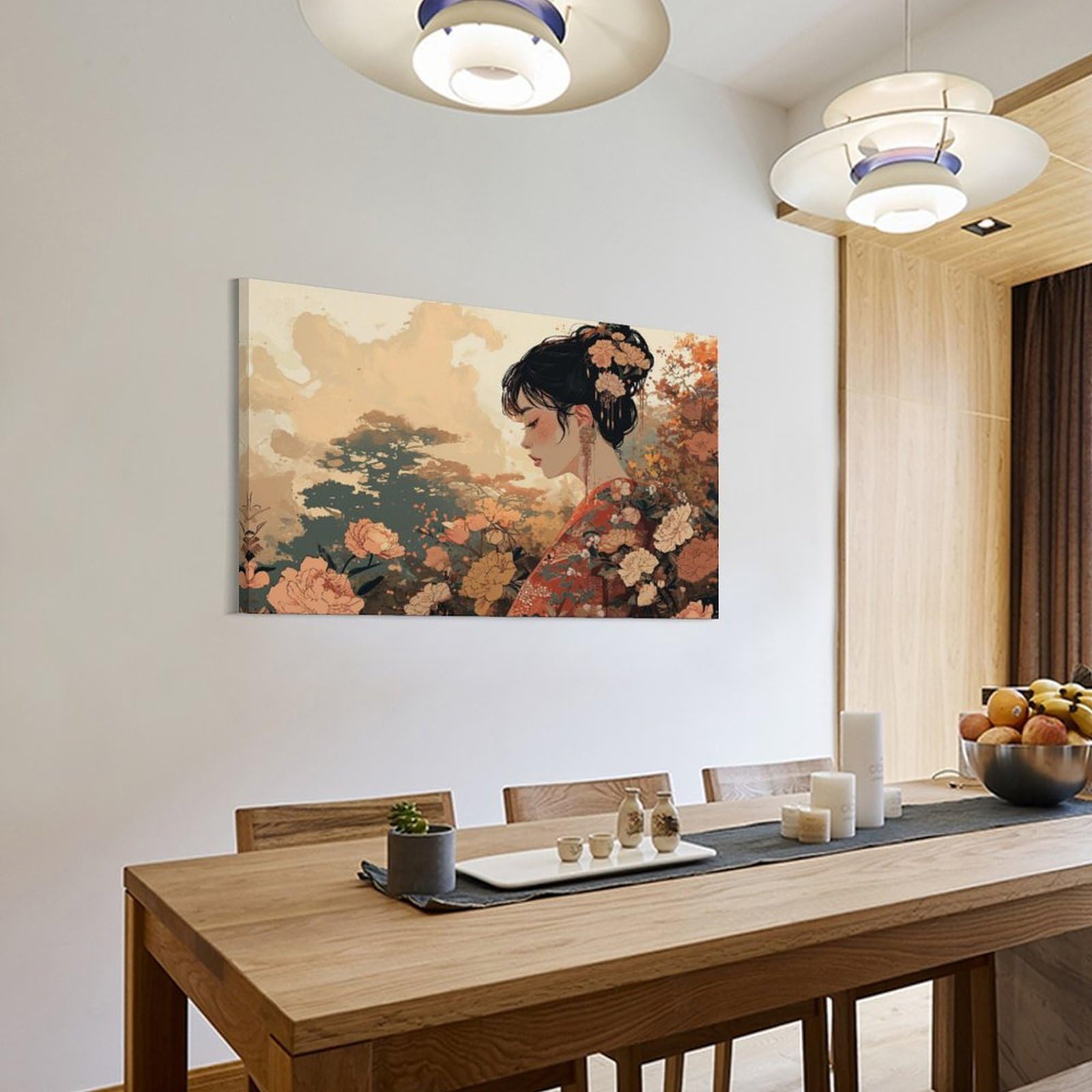 花摘み壁掛けアート